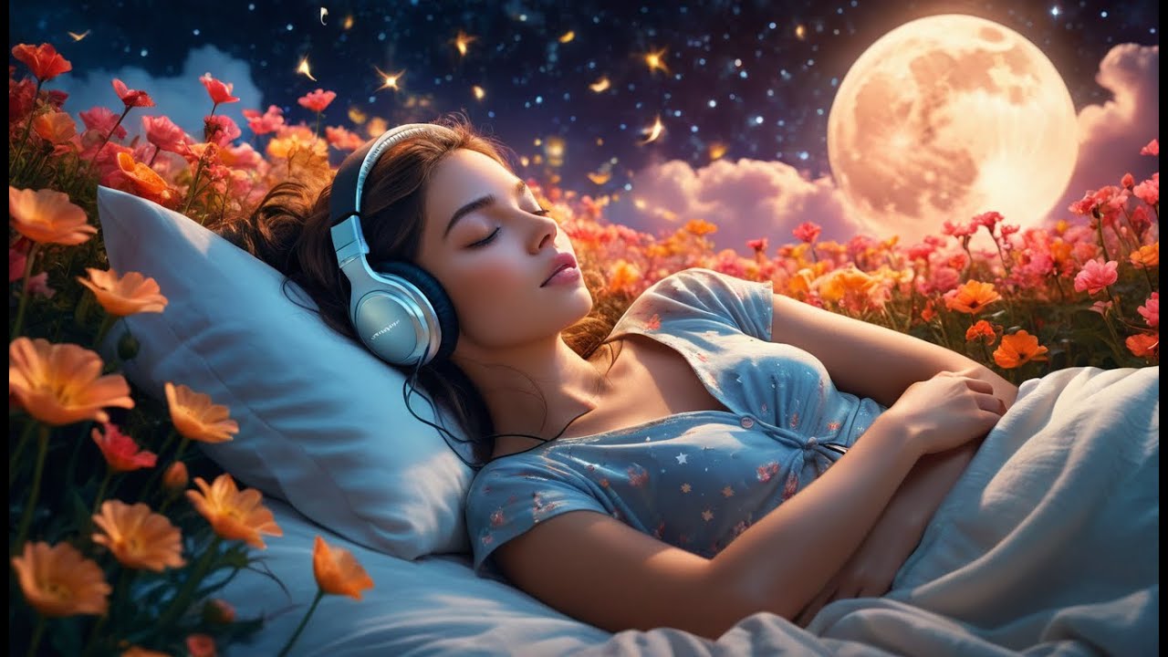 🔴🌙 Sleep Music for Deep Sleep, Anxiety Relief, and Healing | Full Body, Mind & Soul 🌙