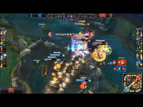 LPL Regional Finals, WB, EDG vs IG Game 4