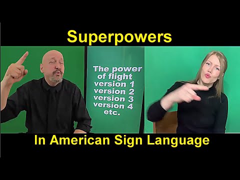 American Sign Language ASL Advanced Vocabulary 1 A