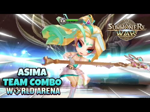Asima Team Combo in World Arena Ep. 5 - Summoners War