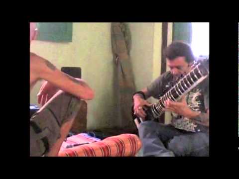 sitar,recording session with paco(kundalini airport).wmv