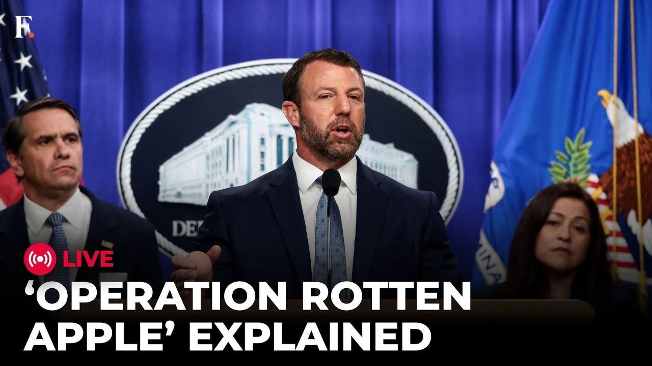 LIVE: DHS Secretary Markwayne Mullin Holds Press Conference on 'Operation Rotten Apple'