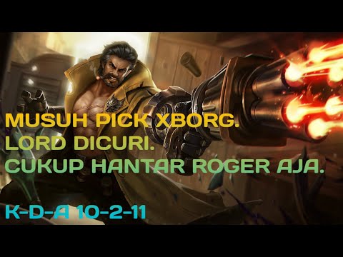 GAMEPLAY ROGER TERBARBAR. HERO LATE GAME TERBAIK?