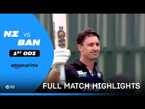 NZ vs BAN: 1st ODI - Cricket Highlights | Prime Video India