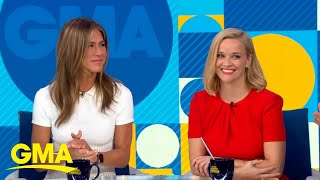 Jennifer Aniston and Reese Witherspoon reunite for &#39;The Morning Show&#39; l GMA