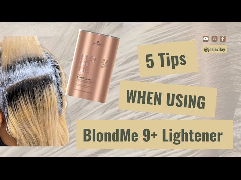 How to use Blondme 9+ Lightener, 5 Quick Tips Part 2