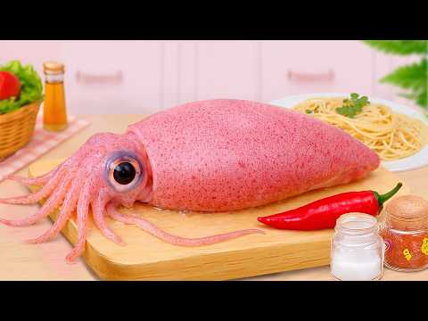 Tips for Seafood Lovers 🦑 How to Cook Miniature Spicy Squid Ramen Recipe