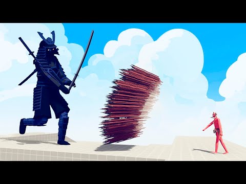 DARK GIANT SAMURAI vs EVERY GODS - Totally Accurate Battle Simulator TABS