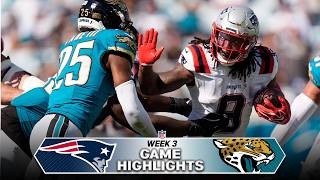 New England Patriots vs Jacksonville Jaguars Game Highlights | 2026 NFL Season Week 3