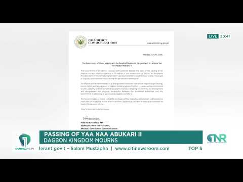 Mahama, Akufo-Addo pay tribute to late Yaa Naa, hail him as symbol of peace