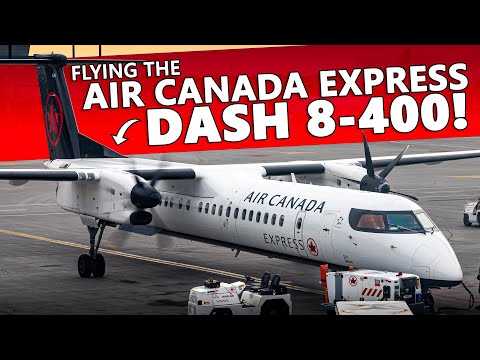 Miniatura de YouTube para Air Canada De Havilland (Bombardier) DHC-8-400 Dash 8Q