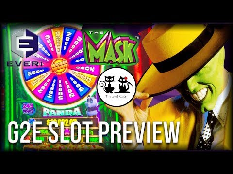 G2E SLOT PREVIEW 🎰 WICKED WHEEL PANDA 🐼 THE MASK 👺