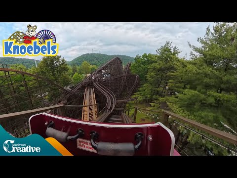 On-ride point of view of Twister
