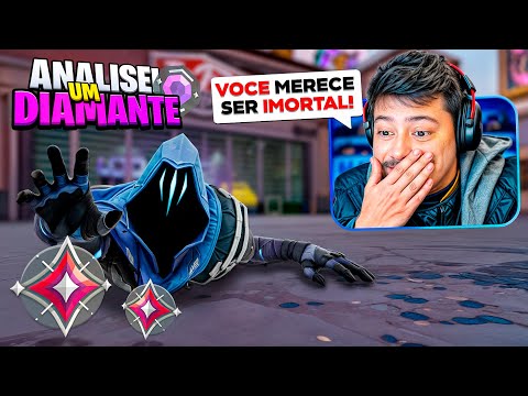 ANALISEI UM DIAMANTE COM A MIRA DE IMORTAL!!