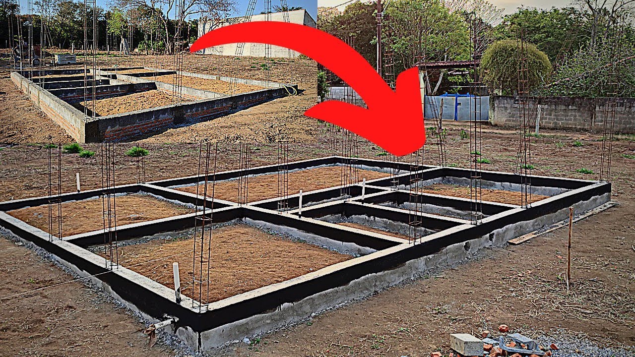 #01 alicerce , como fazer uma viga BALDRAME, todas as etapas da fundação de uma casa ..