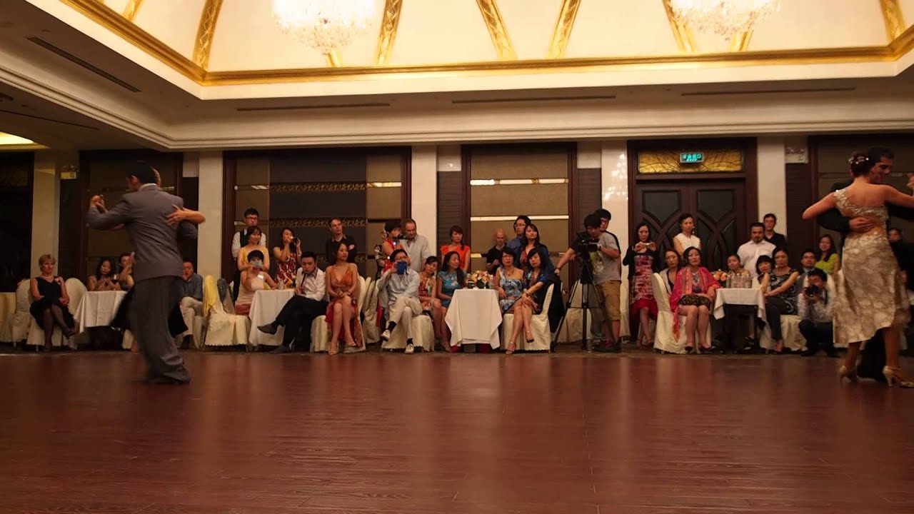 Ruben y Sabrina Veliz and Jonatan Aguero y Vivian Yeh @ 2013 Shanghai Tango Festival