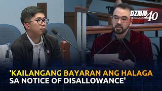 Agency must settle amount or appeal once disallowance notice is issued: witness | (05 August 2026)