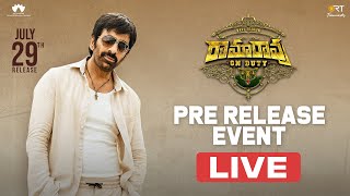 Live: Rama Rao On Duty Massive Pre Release Event Live | Ravi Teja