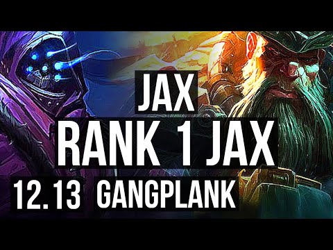 JAX vs GP (TOP) | Rank 1 Jax, 69% winrate, 2/0/3, Rank 11 | NA Challenger | 12.13