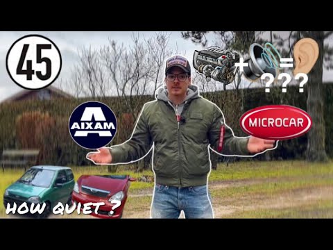 Which Mopedcar is the Quietest? -Aixam vs. Microcar etc. (Engine sound Compilation)