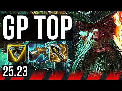 GANGPLANK vs RENEKTON (TOP) | 6 solo kills, Godlike, Rank 10 GP | KR Grandmaster | 25.23