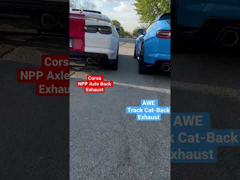 CAMARO ZL1 EXHAUST COMPARISON || AWE 4.5 inch Tip vs CORSA 4 inch Tip 🎥🎥🎥