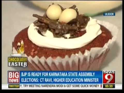Chocolate Junction Easter 2013 collection on News 9 Bangalore