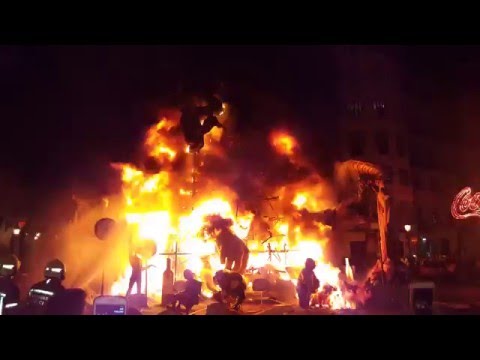 Nit de la cremà - Fallas 2016 - 4K