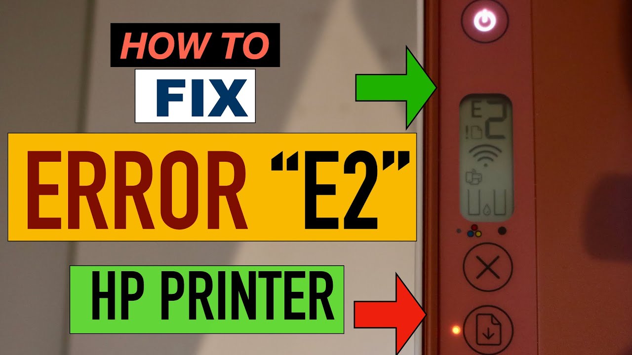 HP Printer Error E2