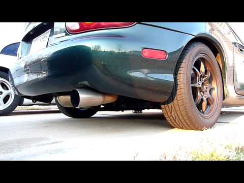 Enthuza exhaust on 1999 Mazda Miata NB MX-5