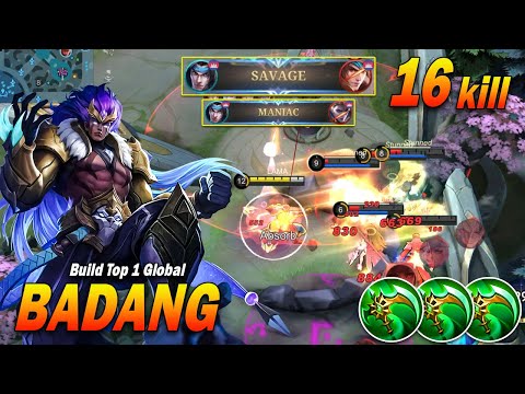 16KILL + SAVAGE No DEAT - BANDANG CRAZY DAMAGE Build Top 1 Global Bandang