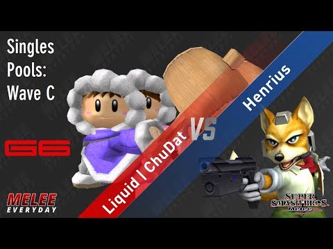 Genesis 6 - Liquid | ChuDat (Ice Climbers) vs. Henrius (Fox) - SSBM - Singles Pools