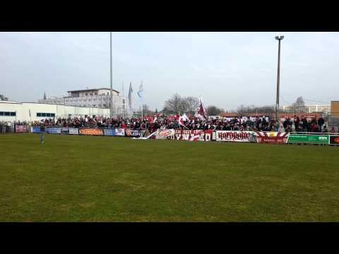 Kurz vor dem Spiel in Neubrandenburg