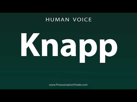 How To Pronounce Knapp