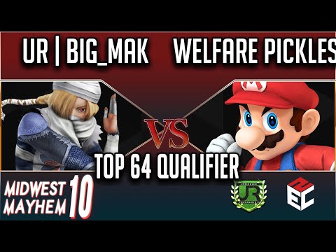 Midwest Mayhem 10 TOP 64 QUALIFIER - UR | big_mak (Sheik) vs Welfare Pickles (Mario)