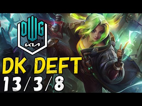 DK Deft ゼリ(Zeri) VS ドレイヴン(Draven) BOT ADC patch 12.23 KR RANK