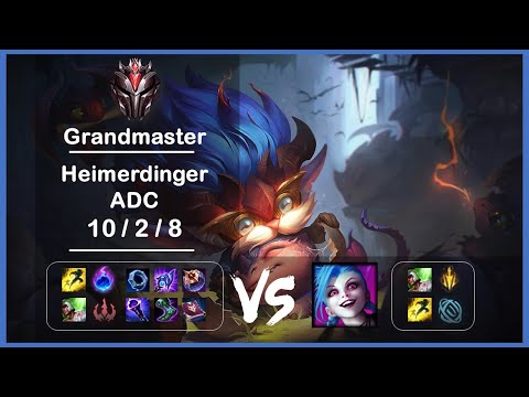 KR GrandMaster Replays ADC Heimerdinger vs Jinx Ep.3268