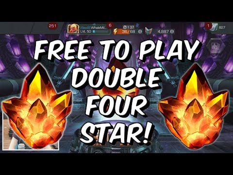 Double 4 Star Crystal Opening! - 2 Demi Gods!?!?! - Marvel Contest Of Champions