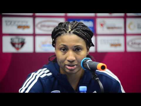 The final four. Women's European Basketball League. Comment by Angel Mccoughtry and Lucas Mondello