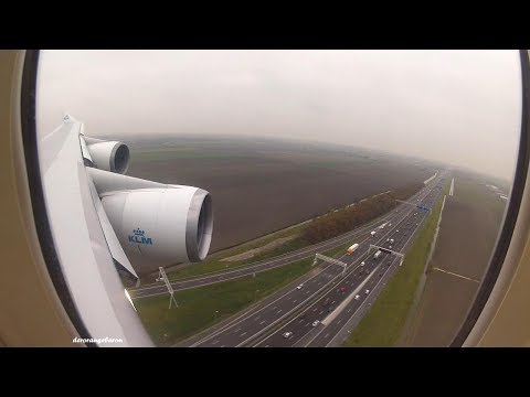 KLM Boeing 747-406 PH-BFN "City of Nairobi" - Landing in Amsterdam inbound from Los Angeles