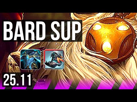 BARD & Caitlyn vs NAMI & Corki (SUP) | EUW Master | 25.11