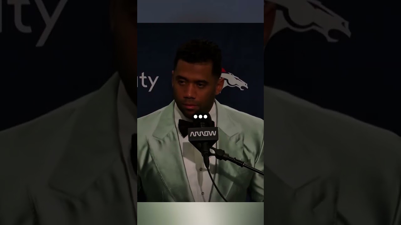 He had to watch them win… #russellwilson #football