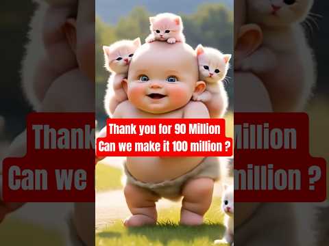 Compilation de la plus belle danse de bébé avec des chats mignons