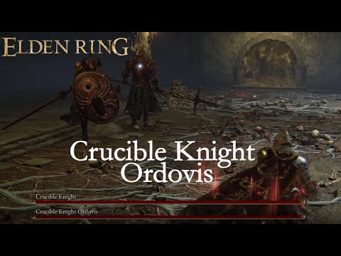 Crucible Knight and Crucible Knight Ordovis - Easy Boss Guide