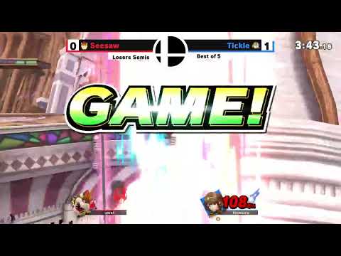 Tempo Revival 37 - Seesaw (Incinroar, Bowser) Vs. Tickle (Pythra) - Losers Semis - Smash Ultimate