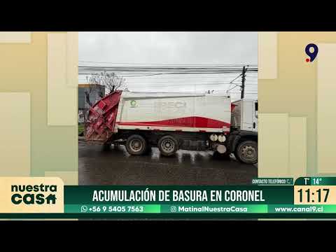 Acumulación de basura en Coronel