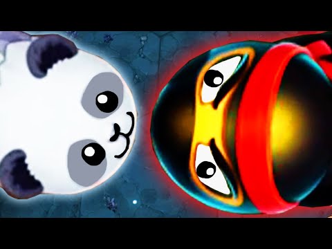 Little Big Snake - Black Ninja Snake  // Slither.io in COOL!