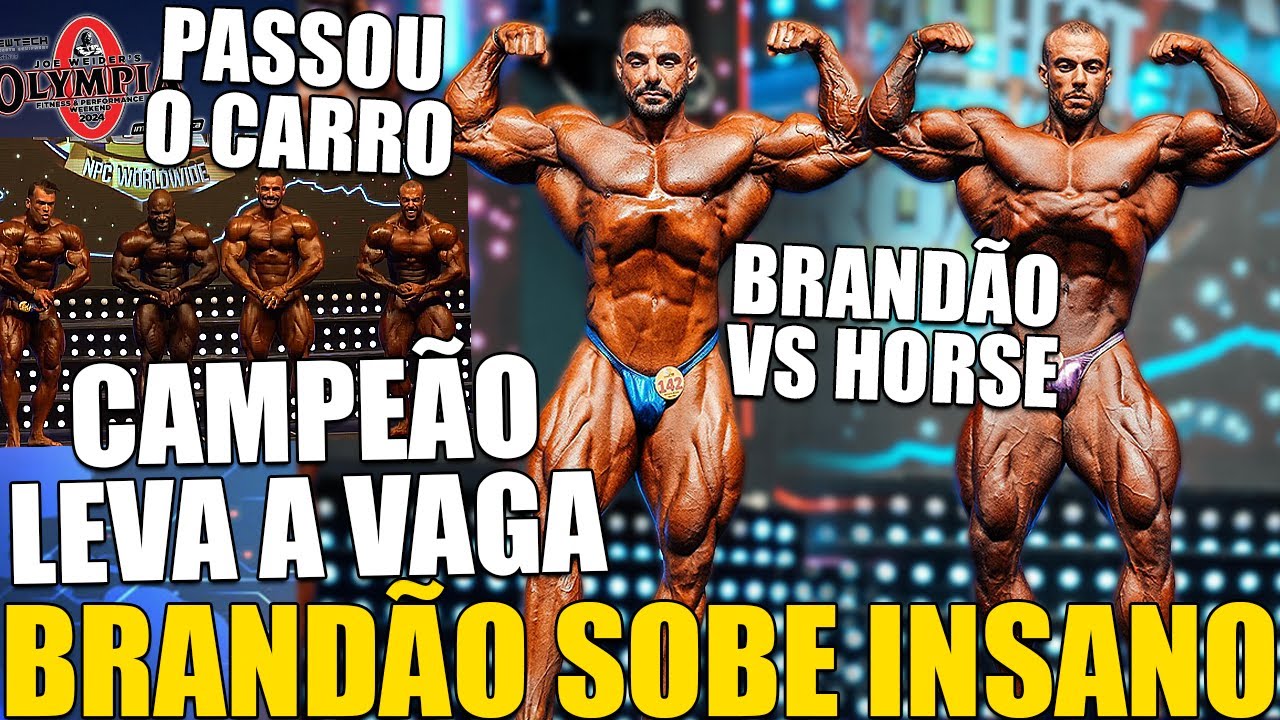 BRANDÃO ATROPELA GRINGOS E CAMPEÃO DO ROMÊNIA PRO GARANTIRÁ VAGA DO OLYMPIA! HORSE DENTRO DO TOP 4