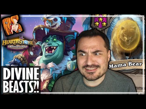 DIVINE BEASTS = FULL HIPSTER! - Hearthstone Battlegrounds
