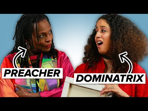 一個主婦和一個傳教士在畫手指時進行了坦誠的對話 (A Dominatrix & A Preacher Have An Honest Conversation While Finger Painting)